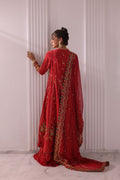 Dhanak | DHANAK COUTURE | Maysha:  SS24HF-3017 RUST 3Pcs - House Of Hania