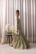 Dhanak | DHANAK COUTURE | Reyna:  SS24HF-3011 L-GREEN 3Pcs - House Of Hania
