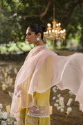 Dhanak | Jardin- Festive Stitched | SS25DU-3206 YELLOW 3Pcs - House Of Hania