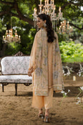 Dhanak | Jardin- Festive Stitched | SS25DU-3207 PEACH 3Pcs - House Of Hania