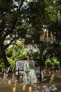 Dhanak | Jardin- Festive Stitched | SS25DU-3211 L-GREEN 3Pcs - House Of Hania