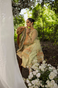 Dhanak | Jardin- Festive Stitched | SS25DU-3212 GREEN 3Pcs - House Of Hania