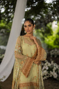 Dhanak | Jardin- Festive Stitched | SS25DU-3212 GREEN 3Pcs - House Of Hania