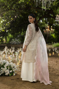 Dhanak | Jardin- Festive Stitched | SS25DU-3215 OFF-WHITE 3Pcs - House Of Hania