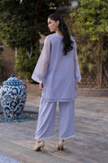 Dhanak | Signature Pret | LAVENDER 2PCS EMBROIDERED KURTA WITH TROUSER - House Of Hania