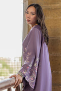 Dhanak | Signature Pret | LILAC - 1PCS - EMBROIDERED KAFTAN - House Of Hania