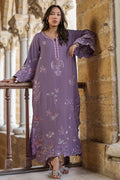 Dhanak | Signature Pret | LILAC - 1PCS - EMBROIDERED KAFTAN - House Of Hania