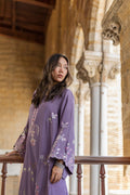 Dhanak | Signature Pret | LILAC - 1PCS - EMBROIDERED KAFTAN - House Of Hania