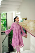 Dhanak | Signature Pret | LILAC 2PCS EMBROIDERED KURTA WITH TROUSER - House Of Hania
