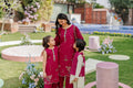 Dhanak | Signature Pret | MAGENTA 2PCS EMBROIDERED KURTA WITH TROUSER - House Of Hania