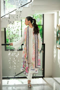 Dhanak | Signature Pret | OFF WHITE 2PCS EMBROIDERED KURTA WITH TROUSER - House Of Hania