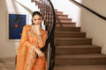Dhanak | Signature Pret | ORANGE 2PCS EMBROIDERED KURTA WITH TROUSER - House Of Hania