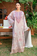 Dhanak | Silk Pret | LIGHT PINK -SILK TUNIC - 1PCS HAND EMBELLISHED KAFTAN - House Of Hania