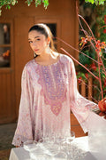 Dhanak | Silk Pret | LIGHT PINK -SILK TUNIC - 1PCS HAND EMBELLISHED KAFTAN - House Of Hania