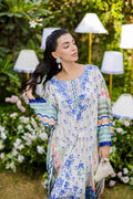 Dhanak | Silk Pret | MULTI HAND EMBELLISHED KAFTAN - House Of Hania