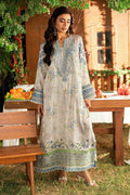 Dhanak | Silk Pret | OFF WHITE - SILK TUNIC - 1PCS HAND EMBELLISHED KAFTAN - House Of Hania