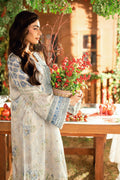 Dhanak | Silk Pret | OFF WHITE - SILK TUNIC - 1PCS HAND EMBELLISHED KAFTAN - House Of Hania