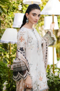 Dhanak | Silk Pret | Silk Tunic - 2PCS HAND EMBELLISHED SHIRT WITH TROUSER- BEIGE - House Of Hania