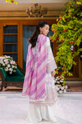 Dhanak | Silk Pret | Silk Tunic - 2PCS HAND EMBELLISHED SHIRT WITH TROUSER- OFF WHITE - House Of Hania