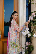 Dhanak | Silk Pret | Silk Tunic - 2PCS HAND EMBELLISHED SHIRT WITH TROUSER- ORANGE - House Of Hania