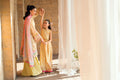 Dhanak | Silk Pret | YELLOW 2PCS HAND EMBELLISHED KURTA WITH TROUSER - House Of Hania