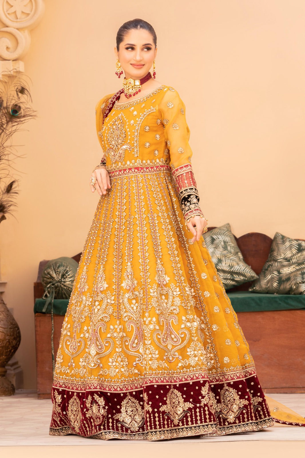 Diara Couture | Tehzeeb Wedding Formals | A. GLEAM - House Of Hania