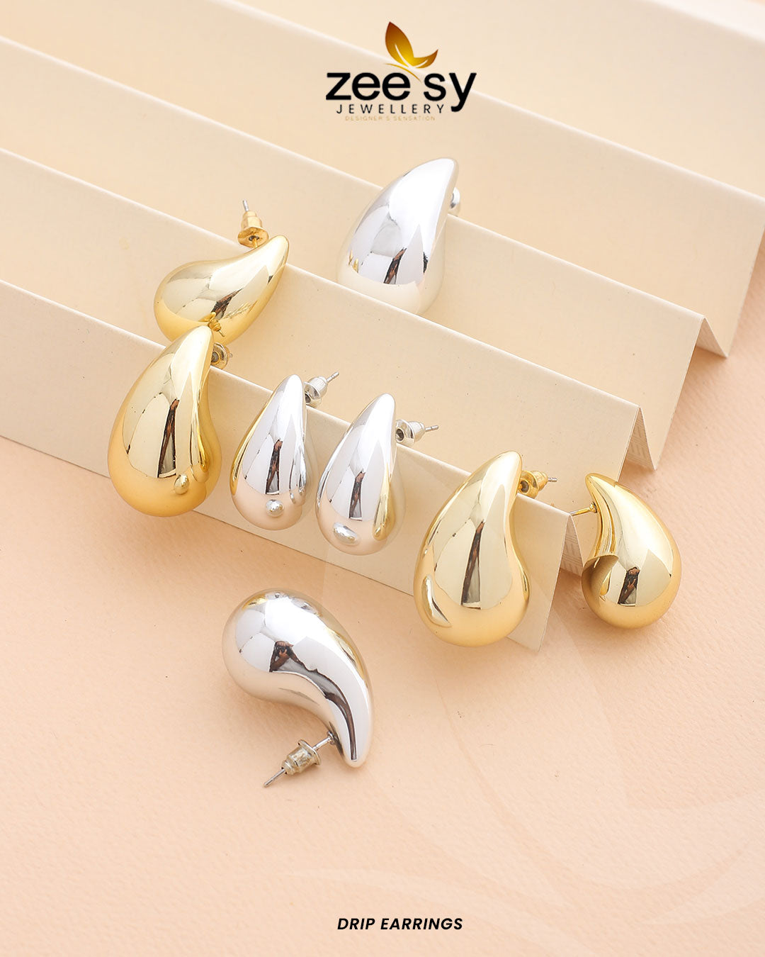 Drip Earrings - House Of Hania