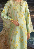 ELAF Signature Embroidered Lawn 3Pc Suit ESL-06B MAJESTIC NOVA - House Of Hania