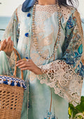 ELAF Signature Embroidered Lawn 3Pc Suit ESL-07B HEAVEN'S MIST - House Of Hania
