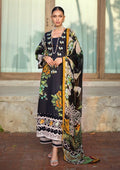 ELAF Signature Embroidered Lawn 3Pc Suit ESL-08B NIGHTFALL - House Of Hania