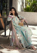 ELAF Signature Embroidered Lawn Unstitched 3Pc Suit ESL-02B PEARLY ESSENCE - House Of Hania