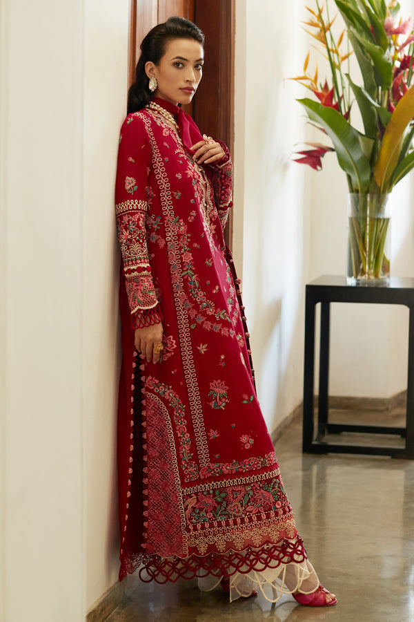 ELAN-AALIA (EL23-08 A)-LAWN COLLECTION'23 - House Of Hania