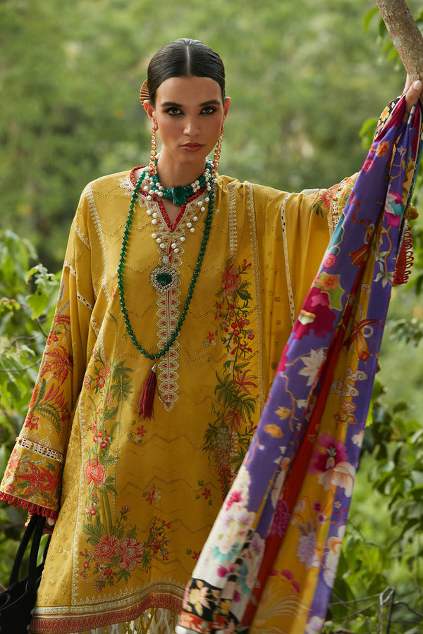 ELAN-ERINA (EL23-04 A)-LAWN COLLECTION'23 - House Of Hania