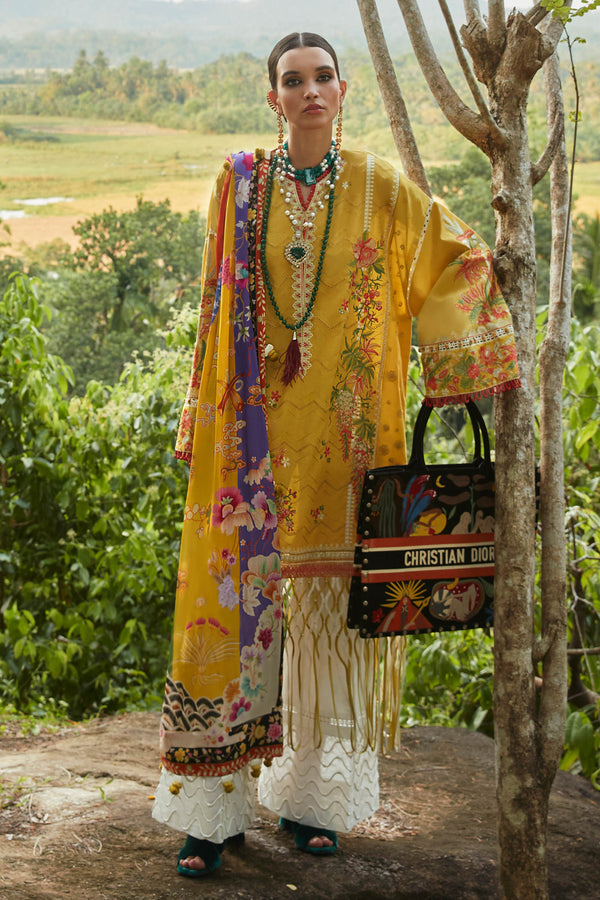 ELAN-ERINA (EL23-04 A)-LAWN COLLECTION'23 - House Of Hania