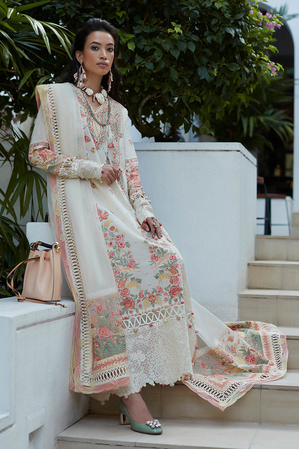 ELAN-NYSA (EL23-02 B)-LAWN COLLECTION'23 - House Of Hania