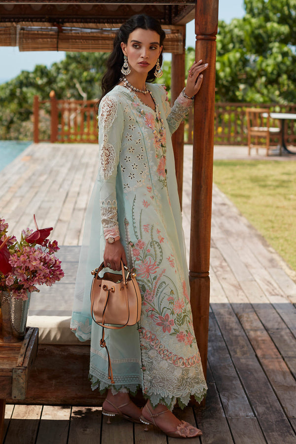 ELAN-ZIVA (EL23-03 A)-LAWN COLLECTION'23 - House Of Hania