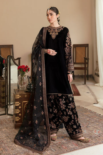 EMBROIDERED VELVET UF-253 - House Of Hania