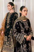 EMBROIDERED VELVET UF-255 - House Of Hania