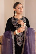 EMBROIDERED VELVET UF-426 - House Of Hania