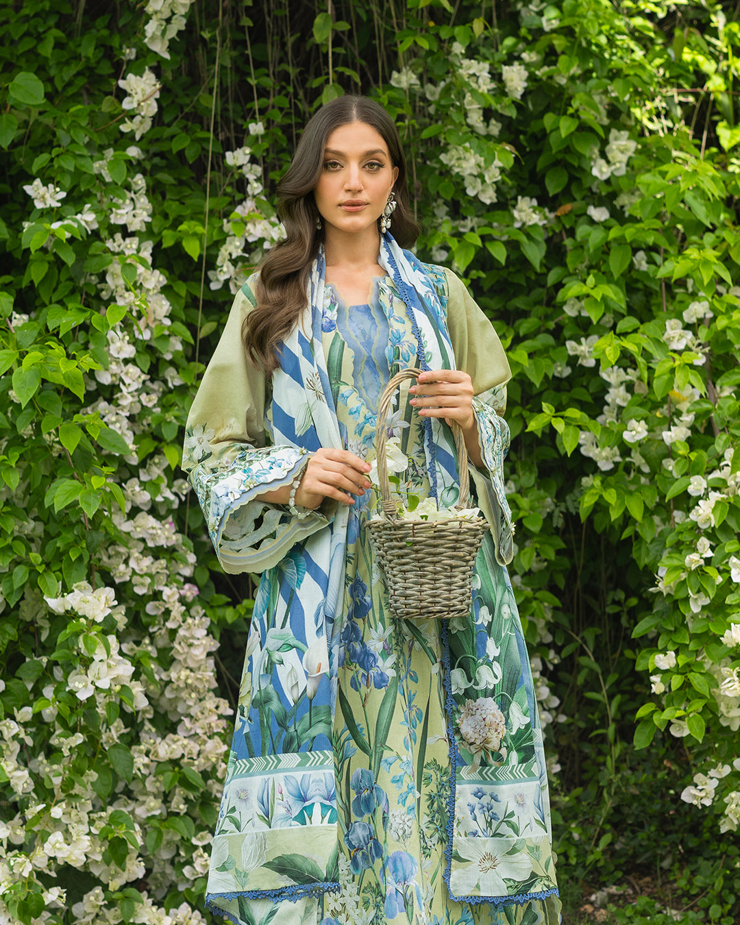 Elaf Premium | Bridgerton Prints 26 | EPB-2A GARDEN AFFAIR - House Of Hania