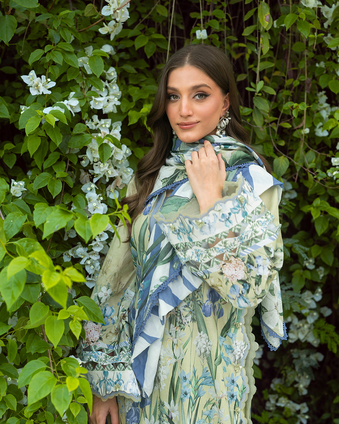 Elaf Premium | Bridgerton Prints 26 | EPB-2A GARDEN AFFAIR - House Of Hania