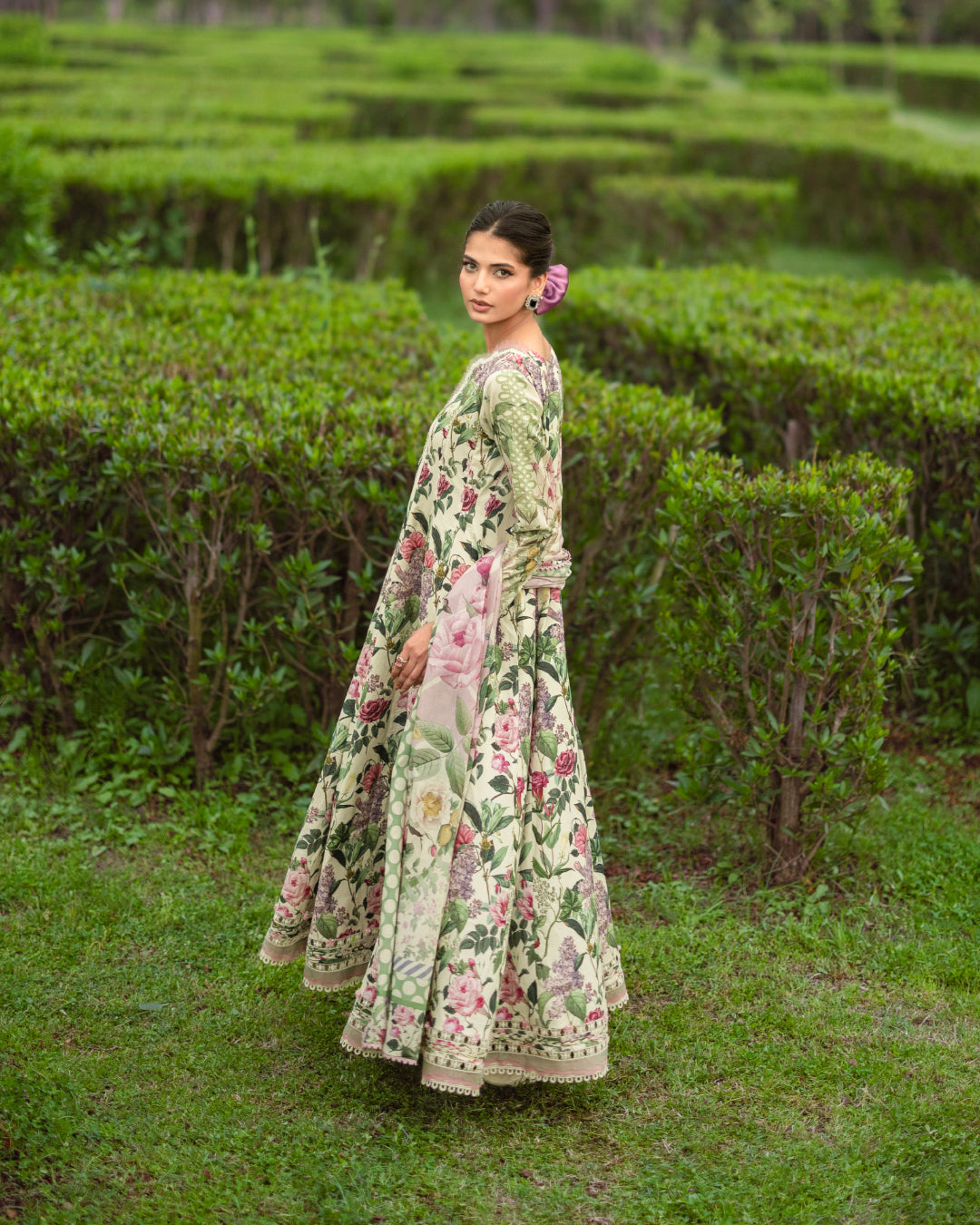 Elaf Premium | Bridgerton Prints 26 | EPB-3B PETALINE - House Of Hania