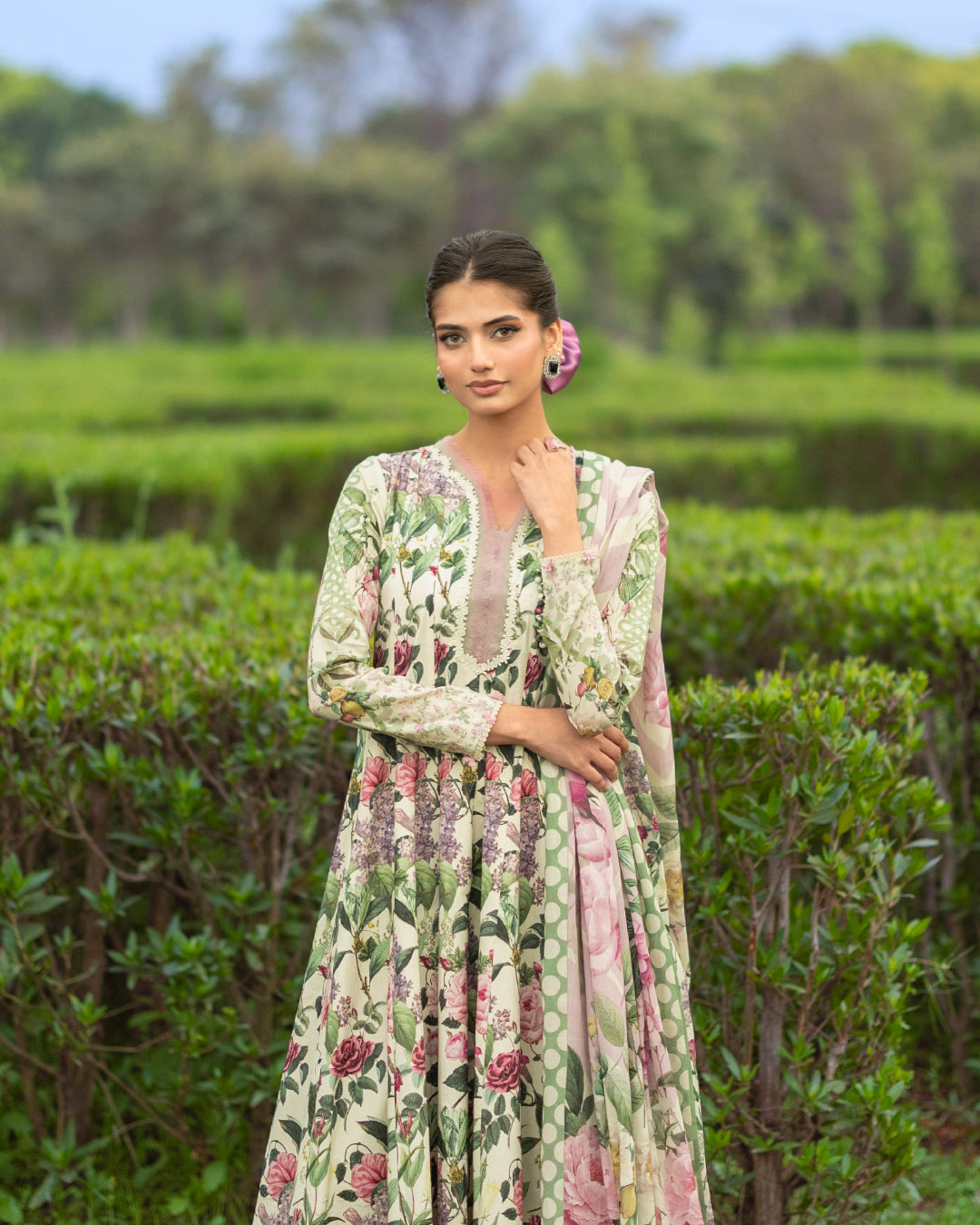 Elaf Premium | Bridgerton Prints 26 | EPB-3B PETALINE - House Of Hania