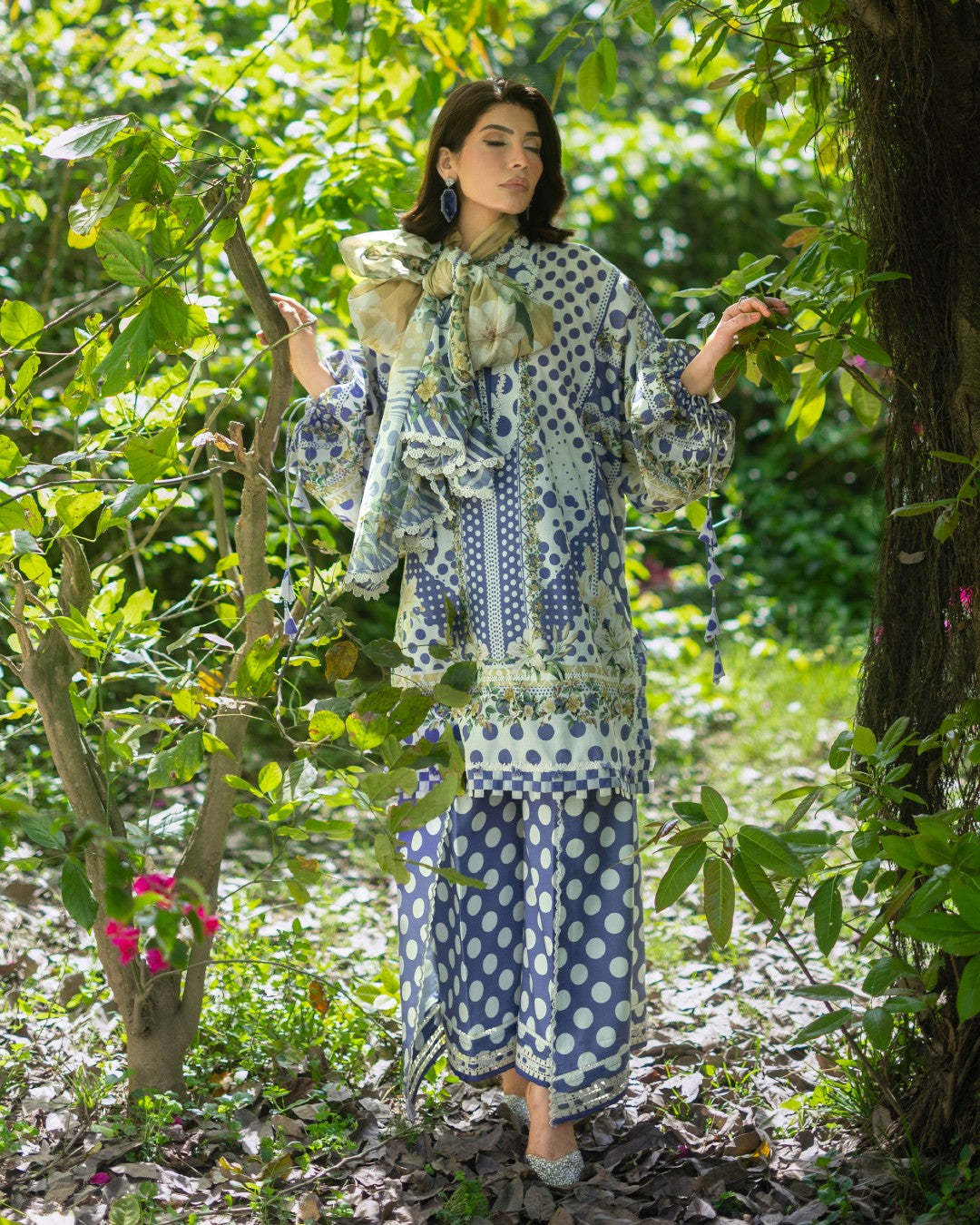 Elaf Premium | Bridgerton Prints 26 | EPB-5A VIOLETTE - House Of Hania