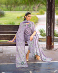 Elaf Premium | Bridgerton Prints 26 | EPB-6A LILAC GARDEN - House Of Hania