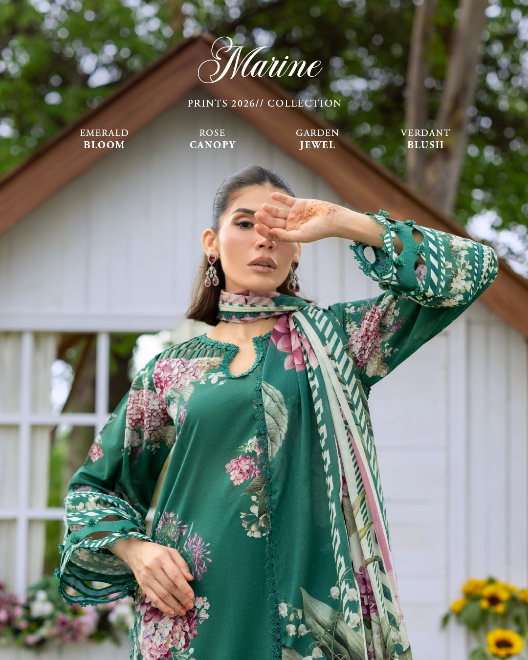 Elaf Premium | Bridgerton Prints 26 | EPB-8B MARIN - House Of Hania