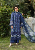 Elaf Premium |CHIKANKARI PRINTS 26 | ERC-3B NEEL - House Of Hania