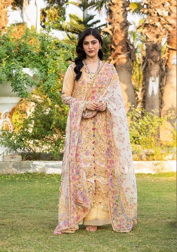 Elaf Premium | CHIKANKARI PRINTS 26 | ERC-5B KHUSHEE - House Of Hania