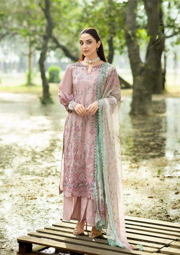 Elaf Premium | CHIKANKARI PRINTS 26 | ERC-8A SAHAA - House Of Hania