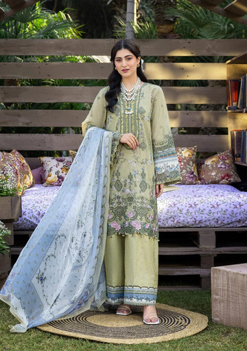 Elaf Premium | CHIKANKARI PRINTS 26 | ERC-8B MENAH - House Of Hania